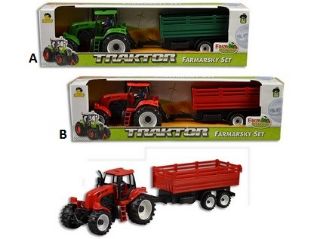 Obrázek z Traktor s přívěsem plast 44cm 